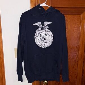 FFA Navy Hoodie with White Emblem